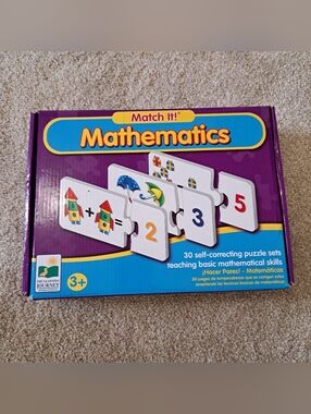 Match It! Mathematics 30 Puzzle Sets Educational Learning Numbers 1 - 10